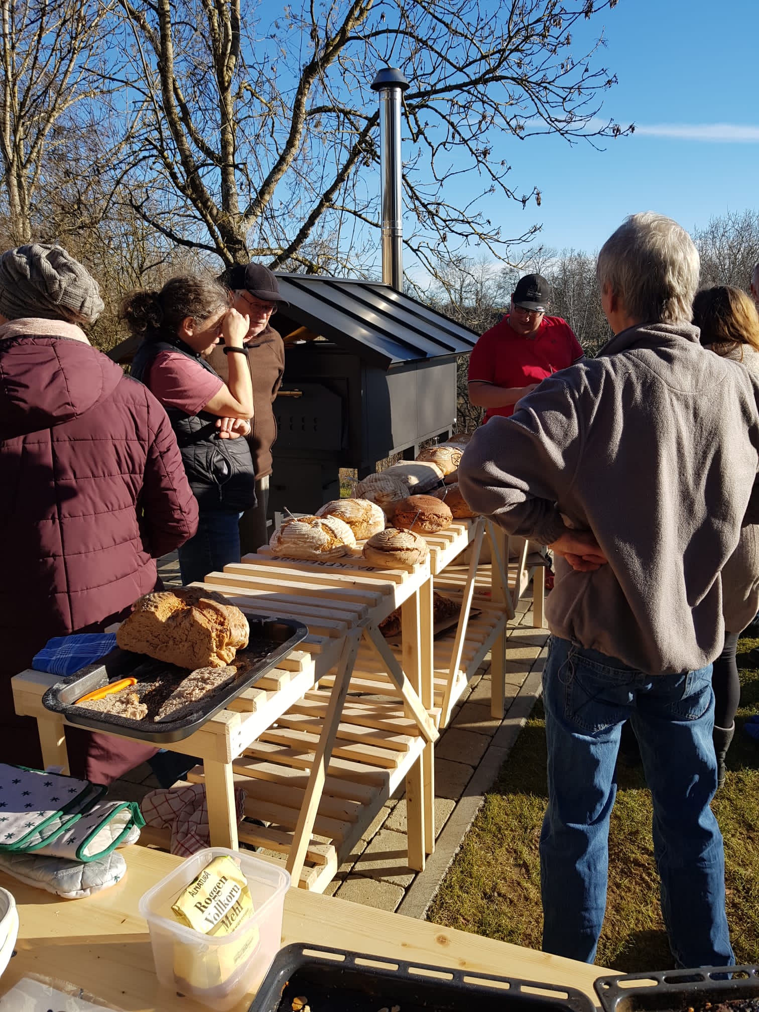 Rausholen der Brote